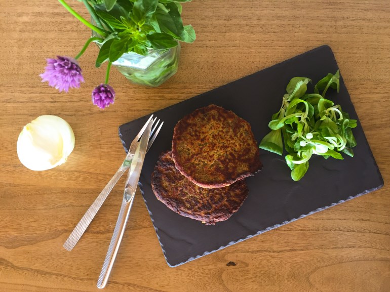 Recette de steak végétarien de haricots rouge de Léonie par myfoodandtravel.com